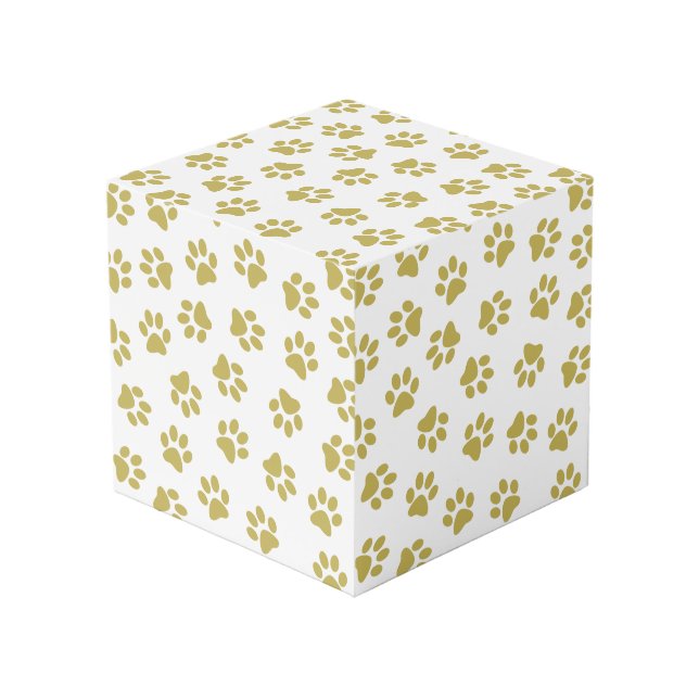 Cubo Patrón De Paws, Paws De Perro, Papas De Oro (Angulo Anverso)