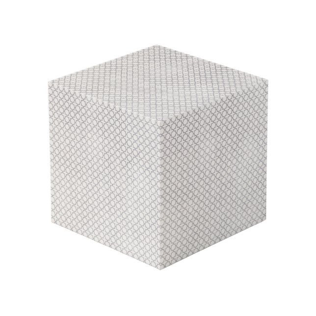Cubo Patrón geométrico islámico beige (Angulo Anverso)
