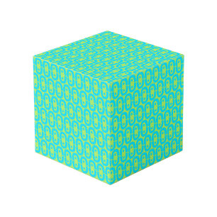 Cubo patrón moderno colorido