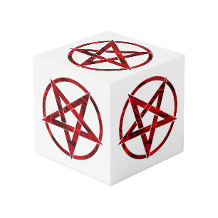 Cubo Pentagram del diablo Rojo