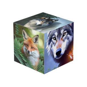 Cubo Perros Y Zorros Silvestres,