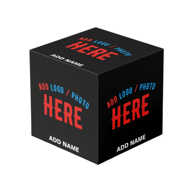 CUBO PERSONALIZABLE MODERNO ESTILO NEGRO VERIFICADO MAR (Angulo Anverso)
