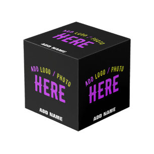 CUBO PERSONALIZABLE MODERNO ESTILO NEGRO VERIFICADO MAR