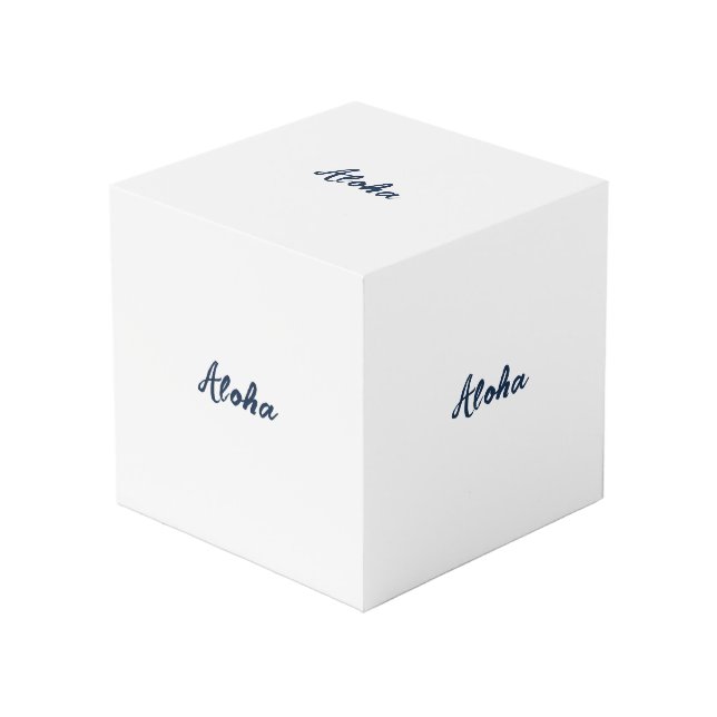 Cubo Personalización o Personalizar (Angulo Anverso)