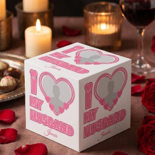 Cubo Personalizado Amo a mi esposo - Agregar foto y nom