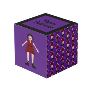 Cubo Personalizado de la Dama del Vampiro Gótico de Hal