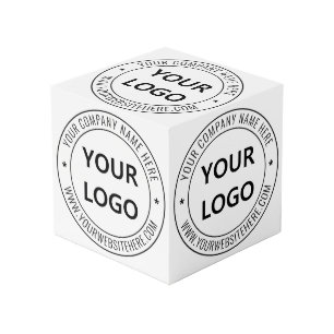Cubo Personalizado Logotipo comercial Textos Empresa Cu