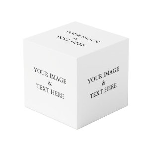 Cubo Personalizado personalizado Su propia foto y texto
