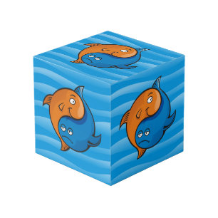 Cubo Personalizado Yin Yang Fish