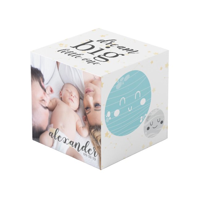 Cubo Planetas Kawaii Lindos Sueñan Grande Bebé (Angulo Anverso)