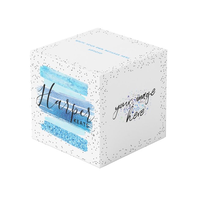 Cubo Purpurina Glam (Angulo Anverso)