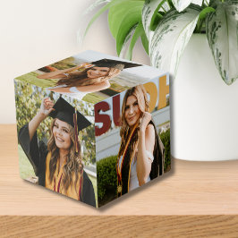 Cubo Recuerdo Personalizado de Graduado Foto de Graduac