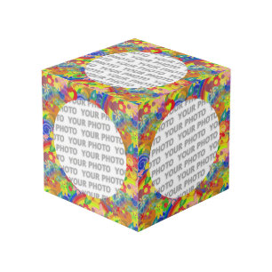 Cubo Redondear en el fotograma cuadrado poder de la flo