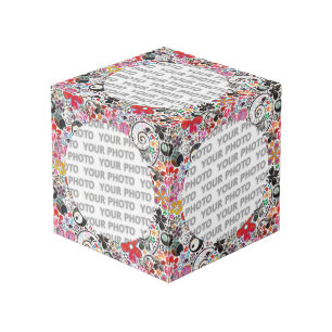 Cubo Redondear en el fotograma cuadrado poder de la flo