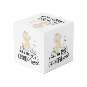 Cubo Regalo para Nieto Oso y Conejo Mejor Abuelo