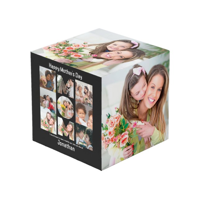 Cubo Regalo personalizado para mamá Día de la Madre 13  (Angulo Anverso)