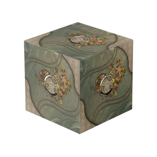 Cubo Reloj de vapor maravilloso (Angulo Anverso)