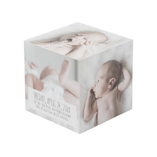 Cubo Retrato elegante de la familia del Personalizado d