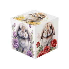 Cubo Rosa Lop Eared Bunny Rabbits
