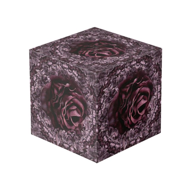 Cubo Rosa Mandala (Angulo Anverso)