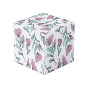 Cubo Rosas púrpuras