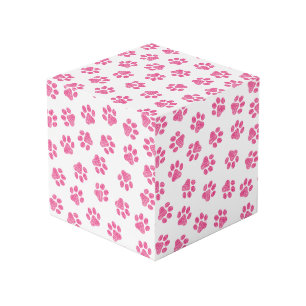 Cubo Rutas de perro, garras de perro, garras rosadas