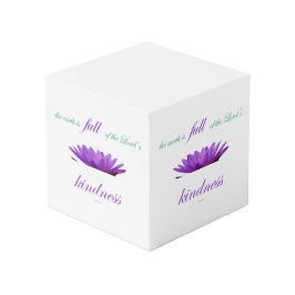 Cubo salmo 33 amabilidad del loto púrpura