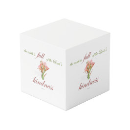 Cubo salmo 33 amabilidad total