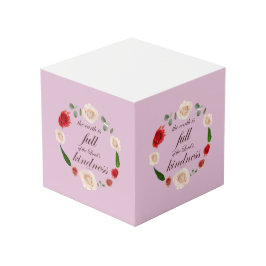 Cubo salmo 33 amabilidad total