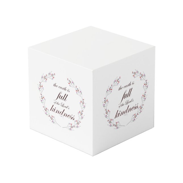 Cubo Scripture, Psalm 33, Full Kindness (Angulo reverso)