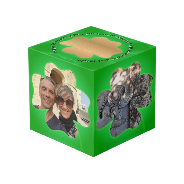 Cubo Shamrock Frame 5 fotos (Angulo Anverso)