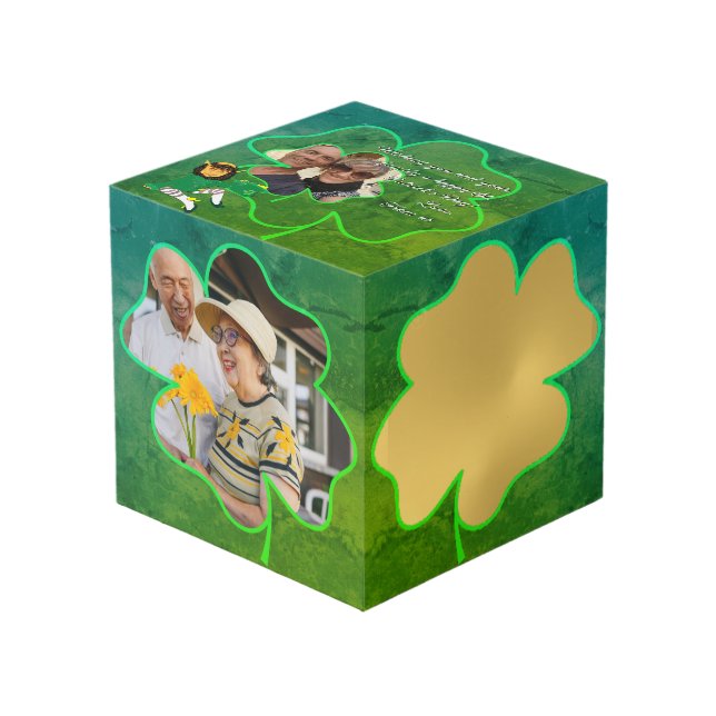 Cubo Shamrock Frames 4 Fotos (Angulo Anverso)