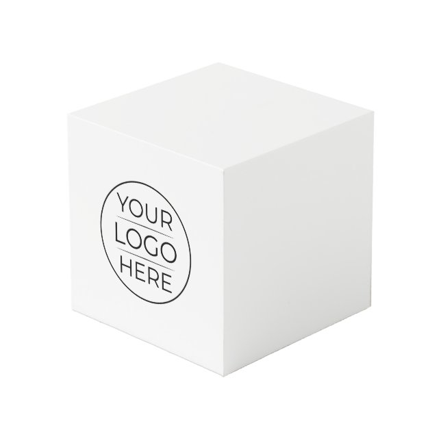 Cubo Simple Agrega tu Logo Empresa (Angulo Anverso)
