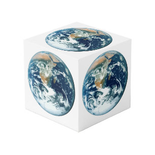 Cubo Tierra del planeta