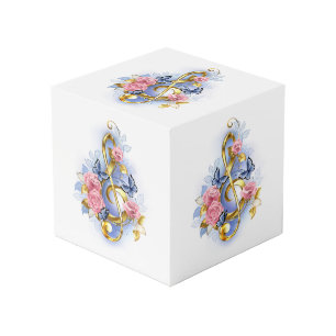 Cubo Treble arrecife con rosas rosas rosas rosas