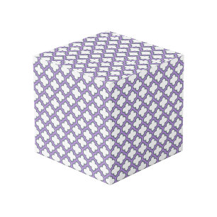 Cubo Trellis blanca y púrpura, Entramado, Quatrefoil