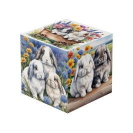 Cubo Tres pequeños conejos de conejo