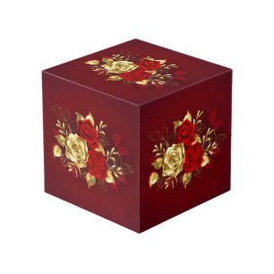 Cubo Tres Rosas Joyas