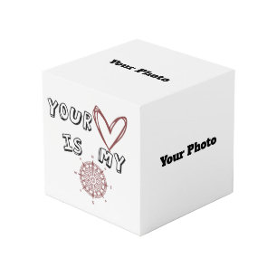 Cubo Tu corazón es mi brújula