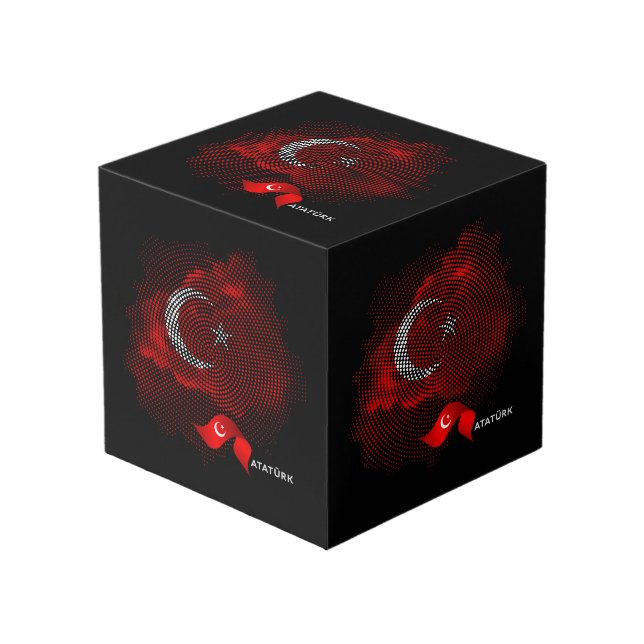 Cubo Turkey flag (Angulo Anverso)