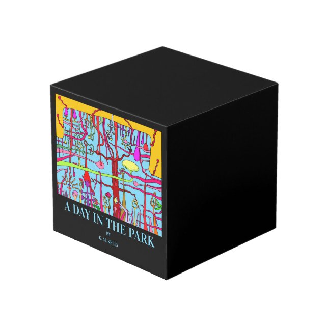 Cubo UN DÍA EN EL PARQUE - Destacado en The Cube (Angulo Anverso)