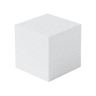 Cubo Una superficie completamente blanca e incansable l