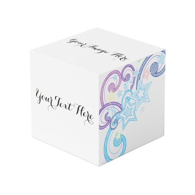 Cubo Una vez en una estrella de tiro (Angulo Anverso)