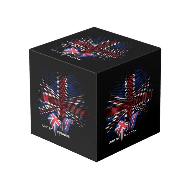 Cubo United Kingdom Flag (Angulo Anverso)