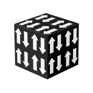 Cubo Up Down Wood Cube Decor