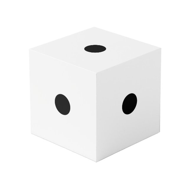 Cubo Yahtzee - Dice juego muere número 1 los 5 lados (Angulo reverso)