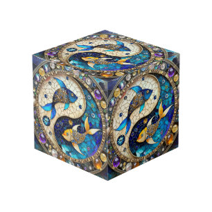 Cubo Zodiac - Pisces Fish Yin y Yang