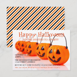 Cubos de Calabaza - Invitación a la Fiesta de Hall