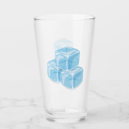Cubos de hielo azules para beber