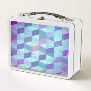 Cubos en triángulos patrón geométrico